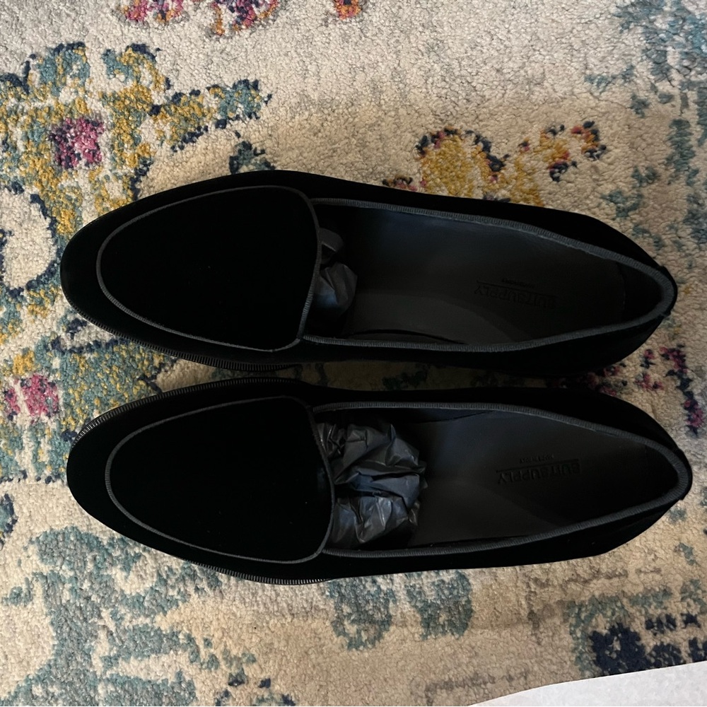 Suit Supply Black Men's Loafers Size 9
